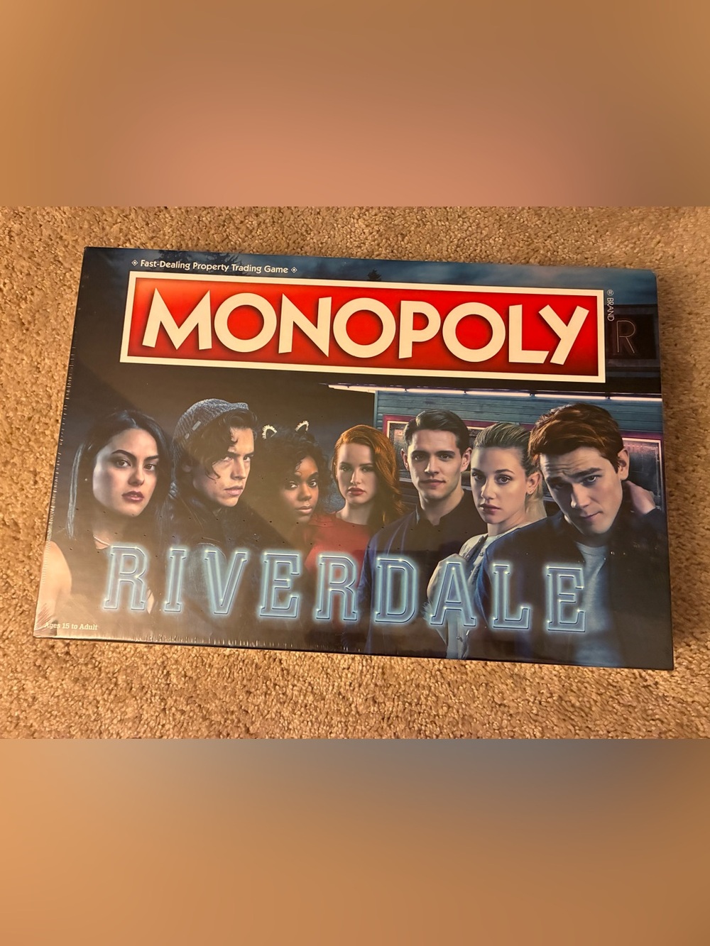 SEALED Monopoly Riverdale Edition Board Game - Black & Blue
